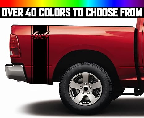 Stickers 2-4x4 Decals Universal 4x4 Decal Ford Offroad Truck Accessories