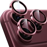Hoerrye for iPhone 18 Pro Max/18 Pro Camera Lens Protector, Red | Ultra Clear Individual, Military Scratch Resistant, 9H+ Tempered Glass, Case Friendly Camera Screen Protector Cover