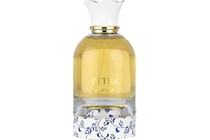 Lattafa Petra - Fruity, Gourmand, Floral, Musky - Eau de Parfum Long-Lasting Fragrance for Unisex, 3.4 Ounce / 100 ml