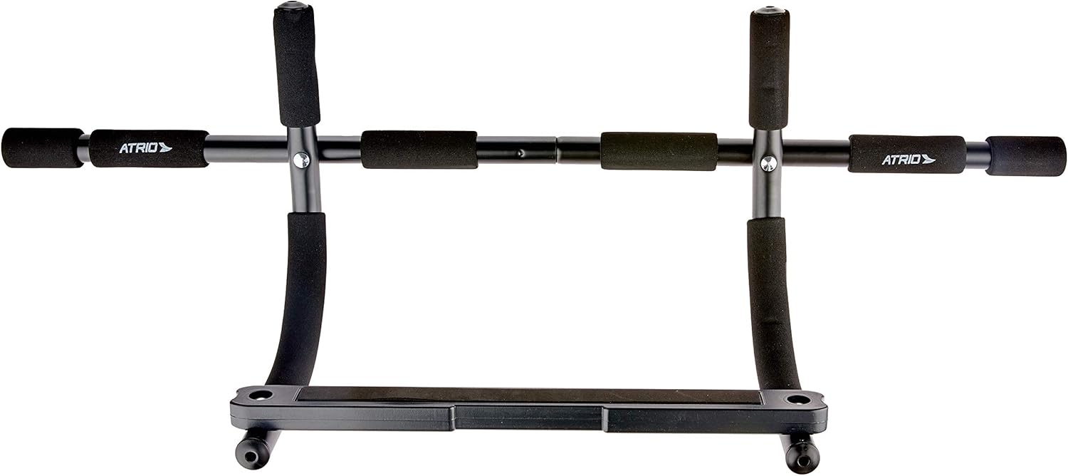 Barra de Exercícios Fitness com Fixação para Porta Suporta até 150Kg Atrio