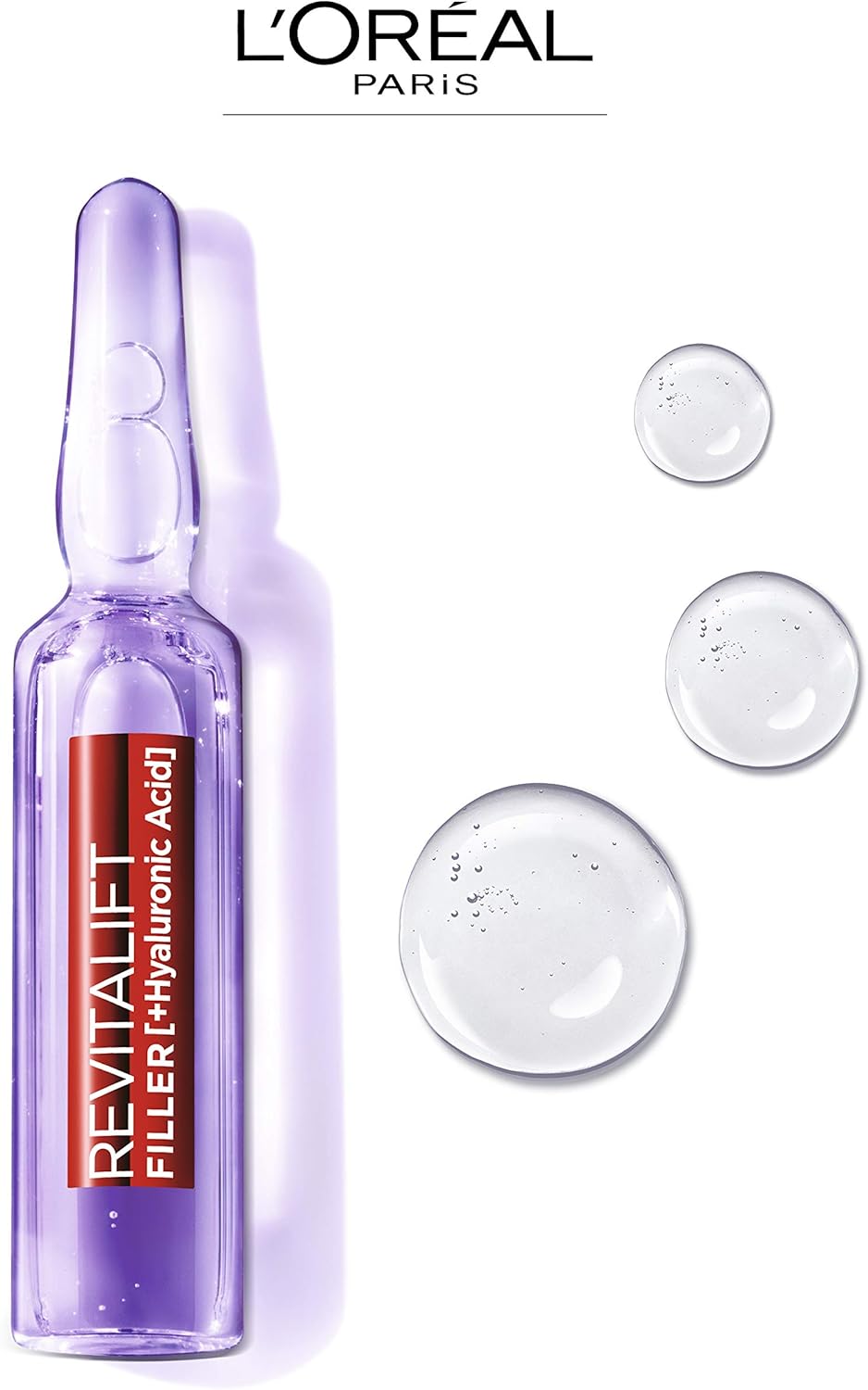 L'Oreal Paris Revitalift Filler Replumping Hyaluronic Acid Ampoules, 28-Day Bumper Pack,Treatment To visibly Smooth - Image 5