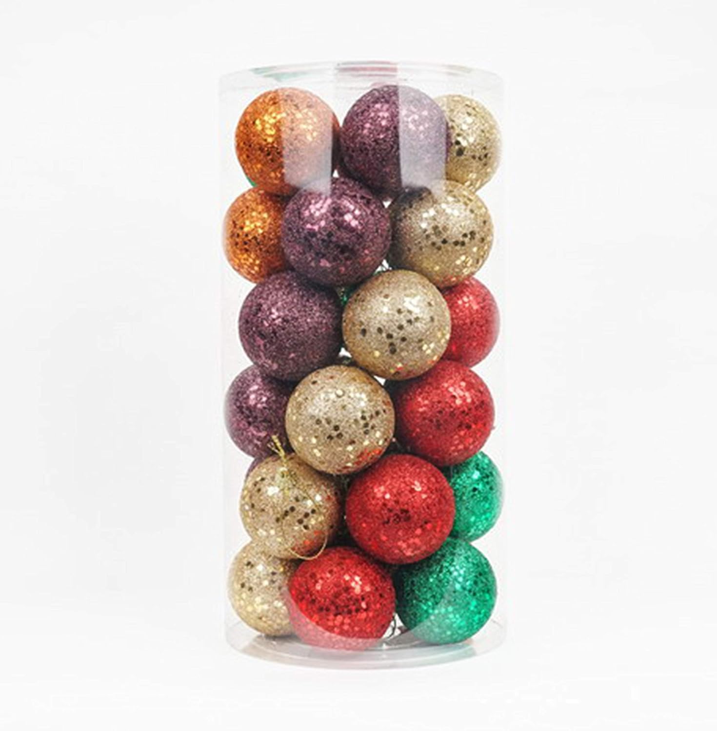 Ansio Foam Ball 30 Piece 6cm Multicolour Christmas Decoration