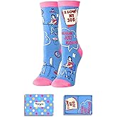 HAPPYPOP Funny Saying Socks Women - Motivational Gifts, Inspirational Gifts for Her