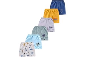 BYONEME Baby Boy Shorts Cotton Toddler boy Shorts Little Kids Dinosaur Summer Clothes