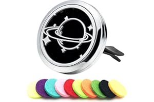 AZNECK 30mm Car Diffuser Vent Clip Aromatherapy Car Essential Oil Diffuser Vent Clips Car Air Fresheners Scents Diffuser Vent Clip (Solar System)