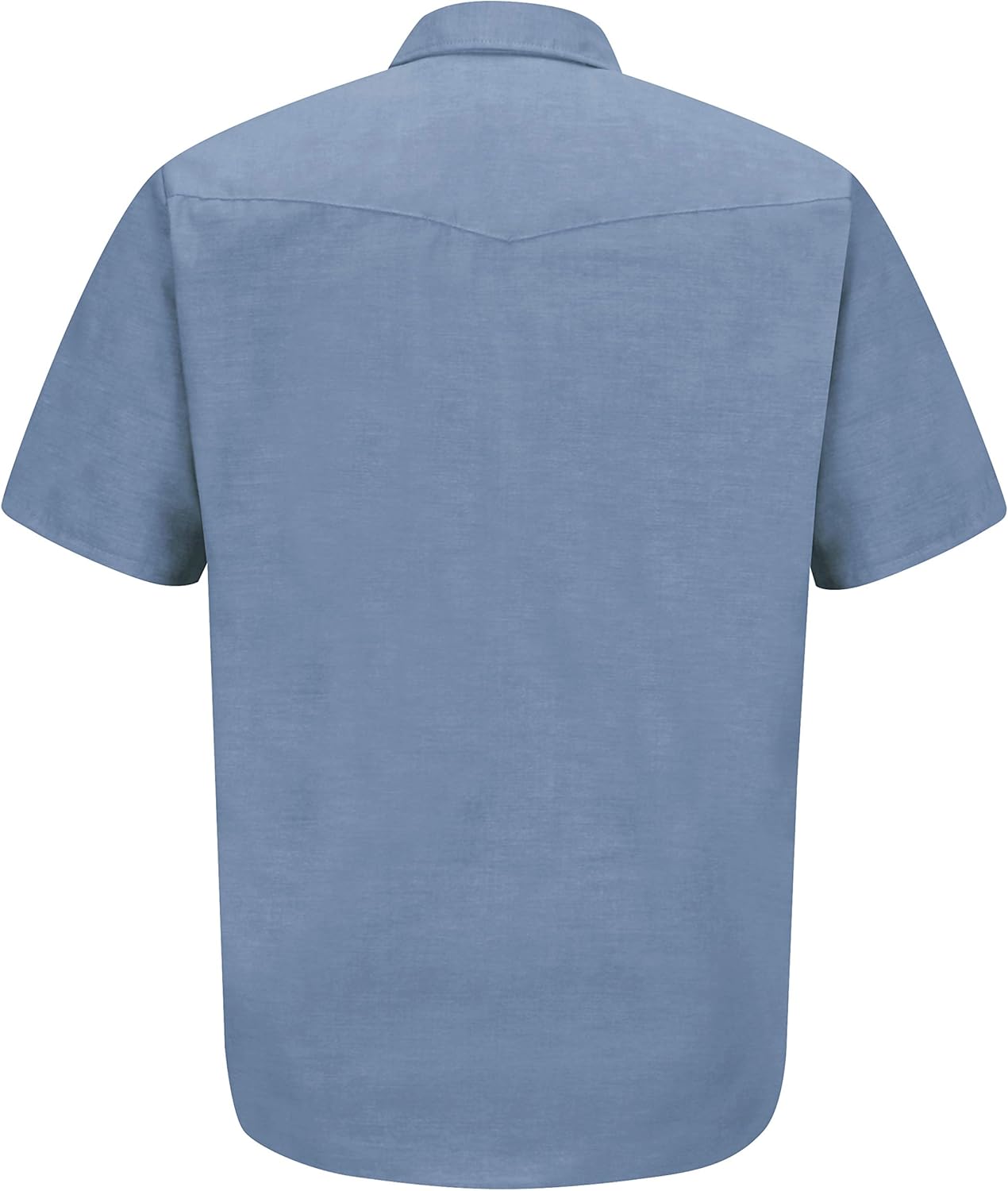 Red Kap SC24L Deluxe Western Style Short Sleeve Shirt Long Sizes at  Men’s Clothing store