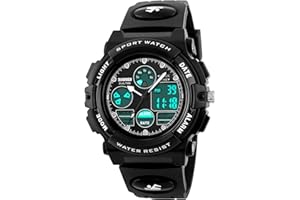 Dayllon Boys Watch,Kids Watch for 3-15 Year Old Boys,Digital Sport Outdoor Multi Function Waterproof with LED Alarm Calendar Analog Watch for Kids - Kids Gifts