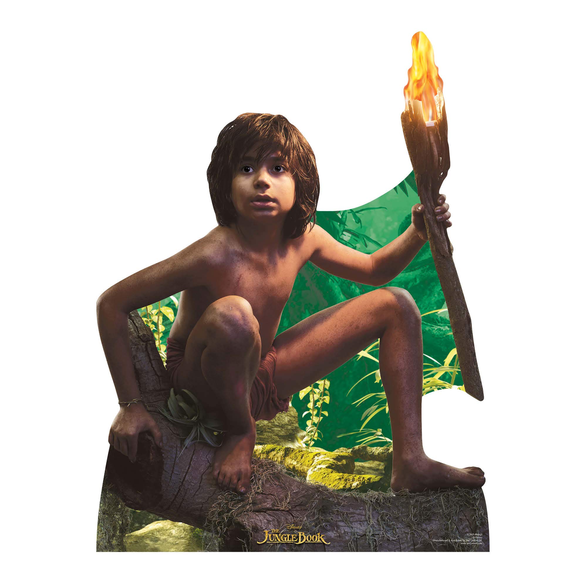 Star Cutouts SC863 "Mowgli The Man Cub Live Action Jungle Book" Cardboard Cut out
