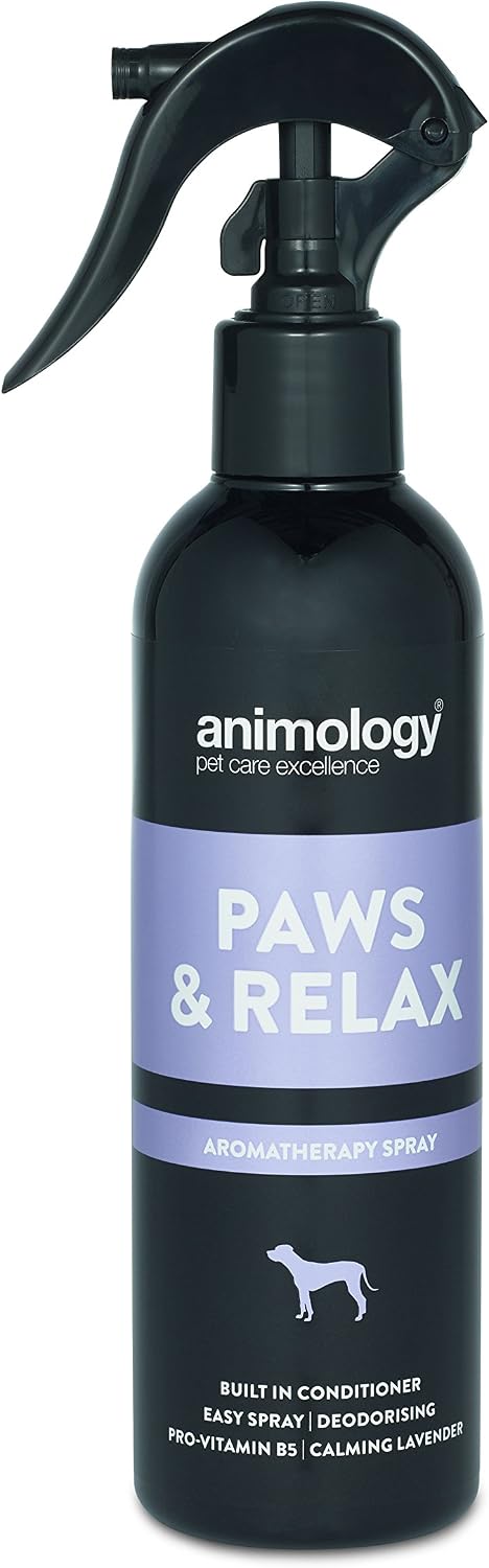Animology Paws & Relax Aromatherapy Dog Spray 250ml, Clear, 250 ml (Pack of 1)