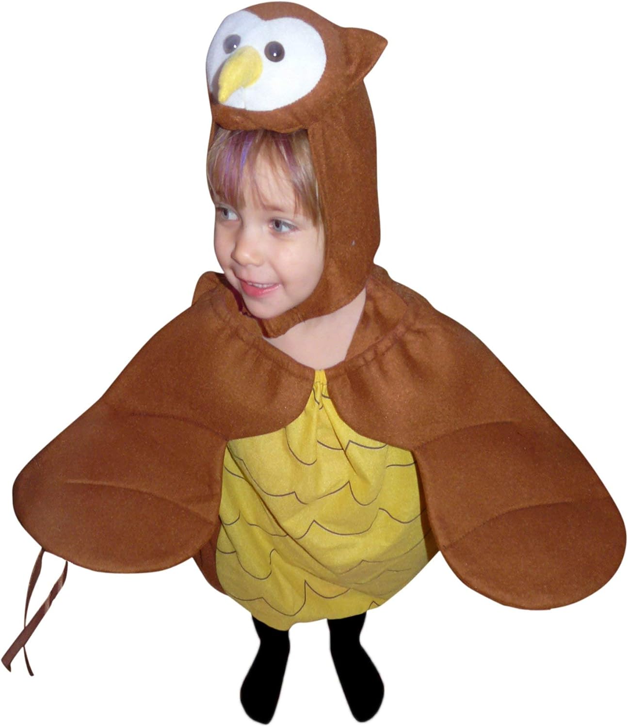 F68 Size 92-98 Owl costume for babies and little children comfortable over normal clothes, Modell 7: F68 Eule - Image 3