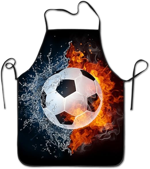 Tyrence Balón de fútbol On Fire agua ajustable delantal para ...