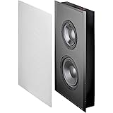 OSD Trimless in Wall Subwoofer Dual 8" Woofers 300W Sealed Enclosure Magnetic Grill SL800