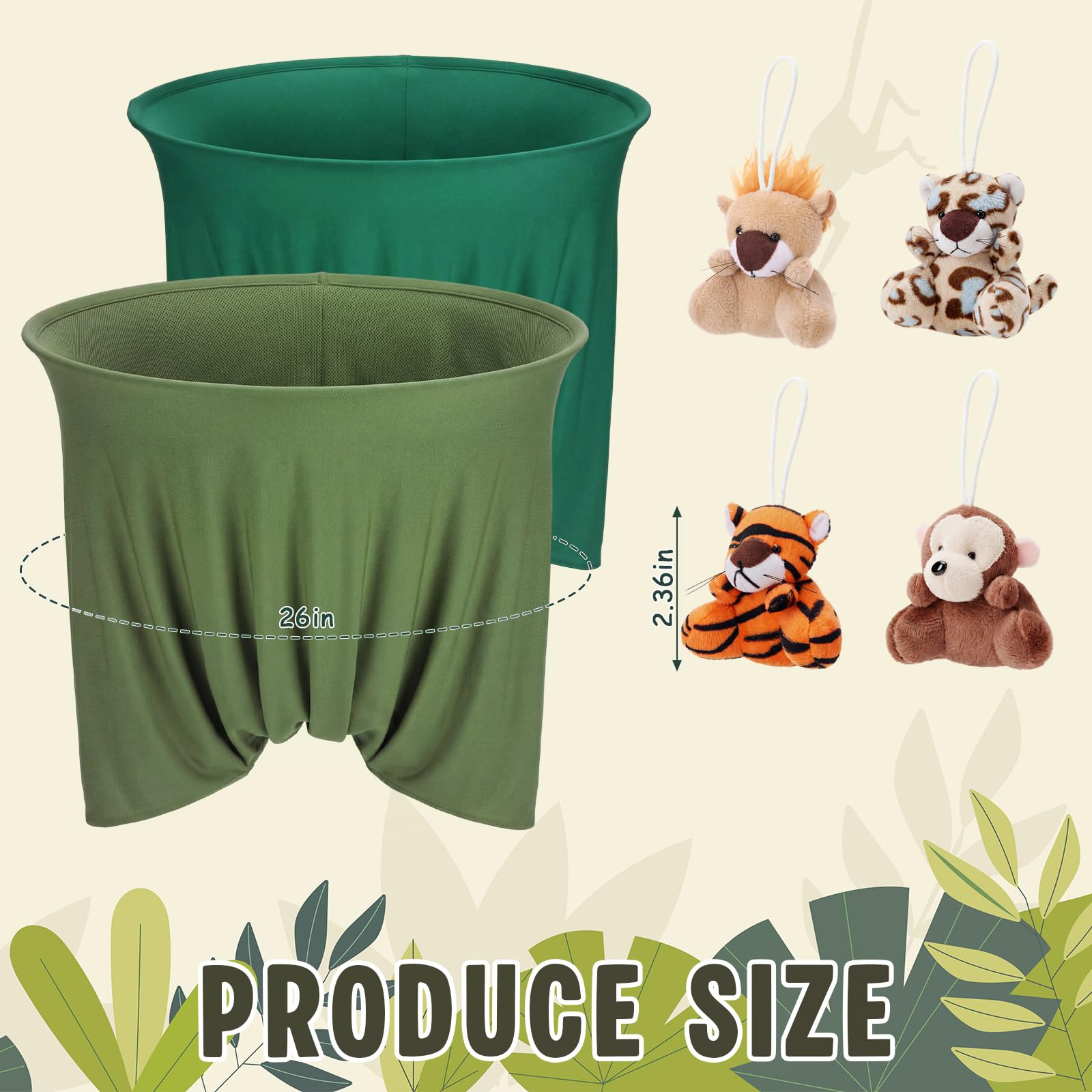 Condition photo showing As Is for tasdurian 22 pcs funny baby shower games sage green oversized diaper toss game how many stuffed anim
