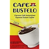 Cafe Bustelo Instant Espresso Coffee Single Serve Packets 6 Count (Pack of 4)