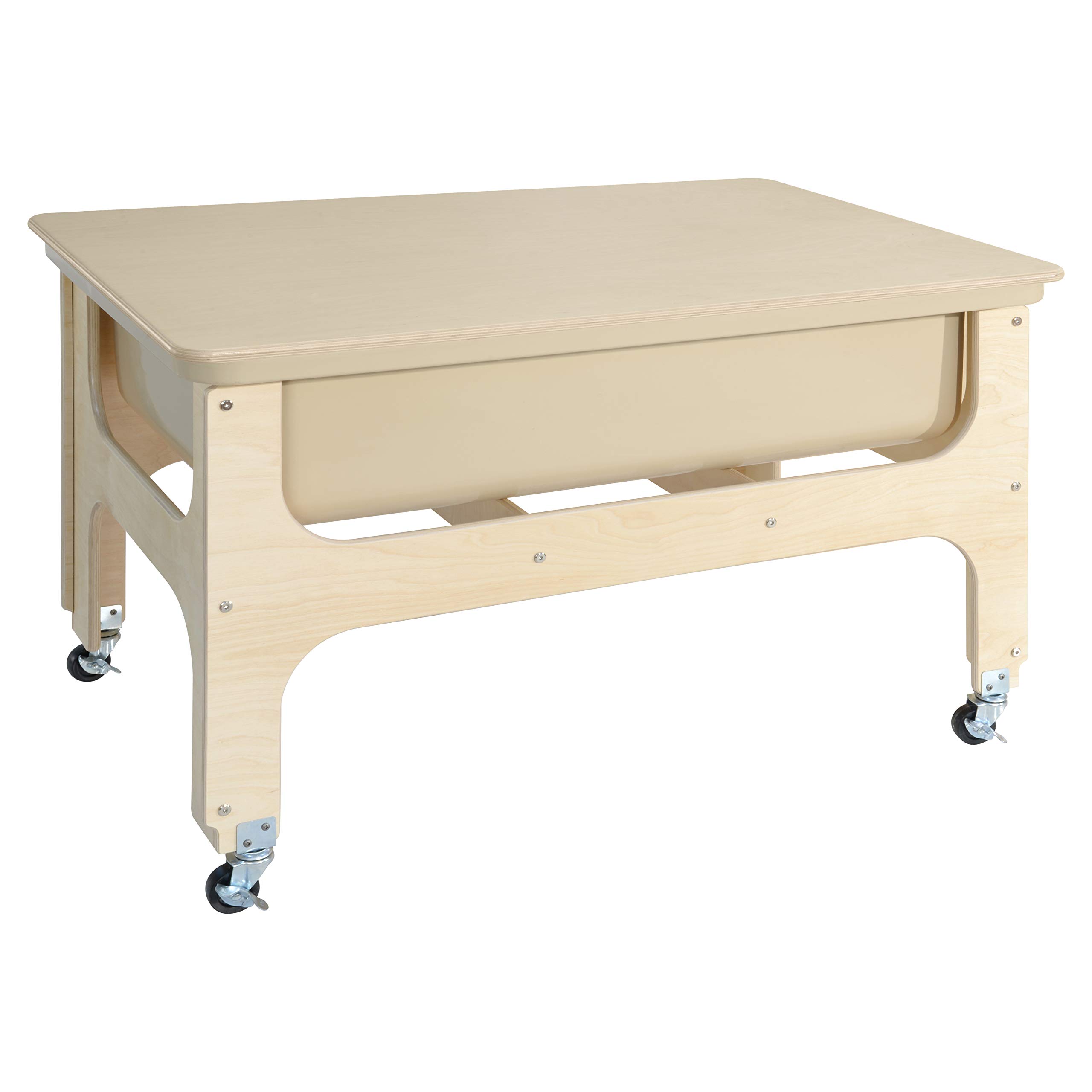 Wood Design Multipurpose Sand & Water Sensory Center with Clear 9