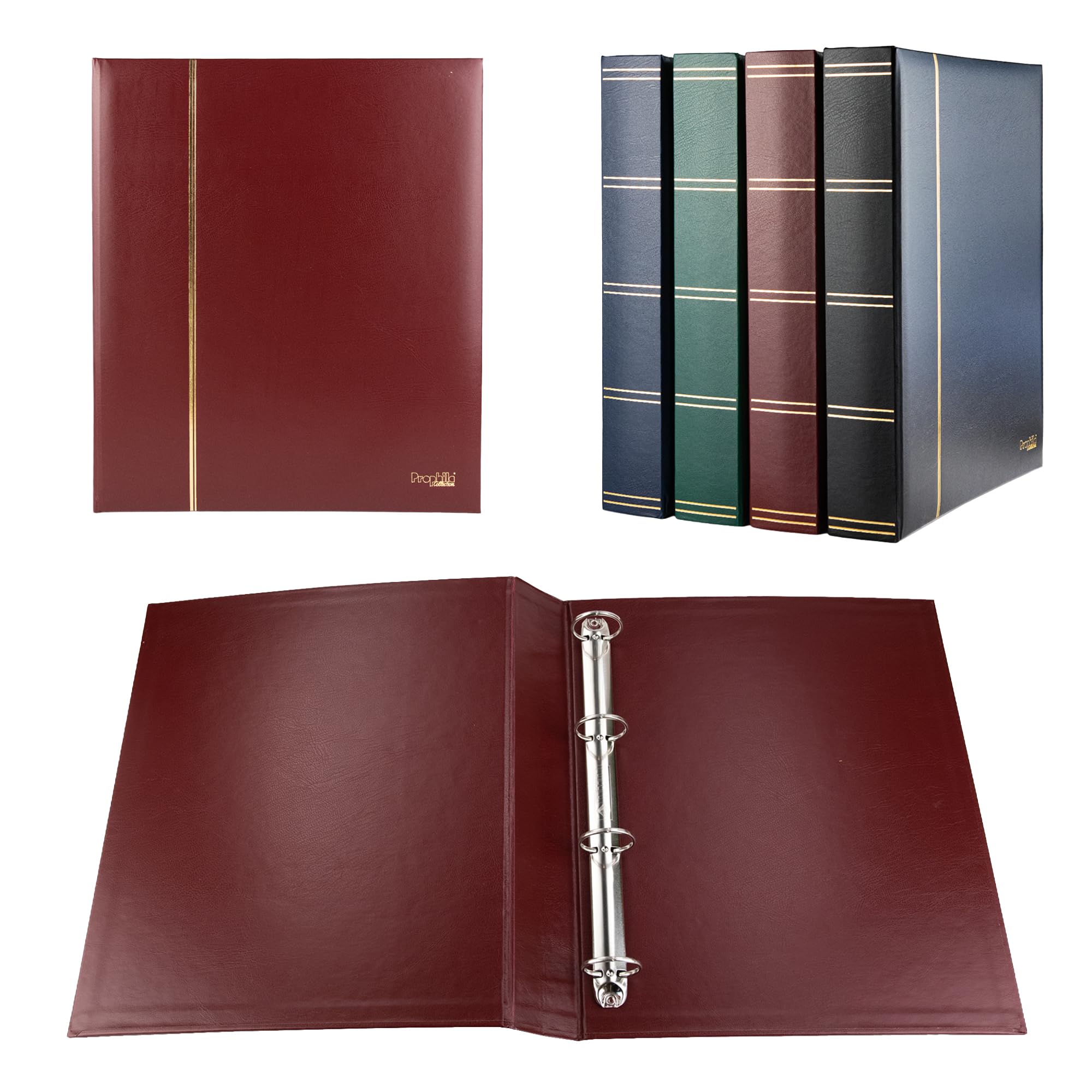 Prophila Maxi Binder for Loose stocksheets, red