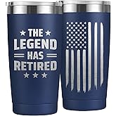 MASGALACC Retirement Gift For Men 2025 - Goodbye Present, Going Away Gift, Farewell Gifts For Coworkers - Retirement Gifts For Men From Colleague, Friend, Family - 20 Oz Tumbler