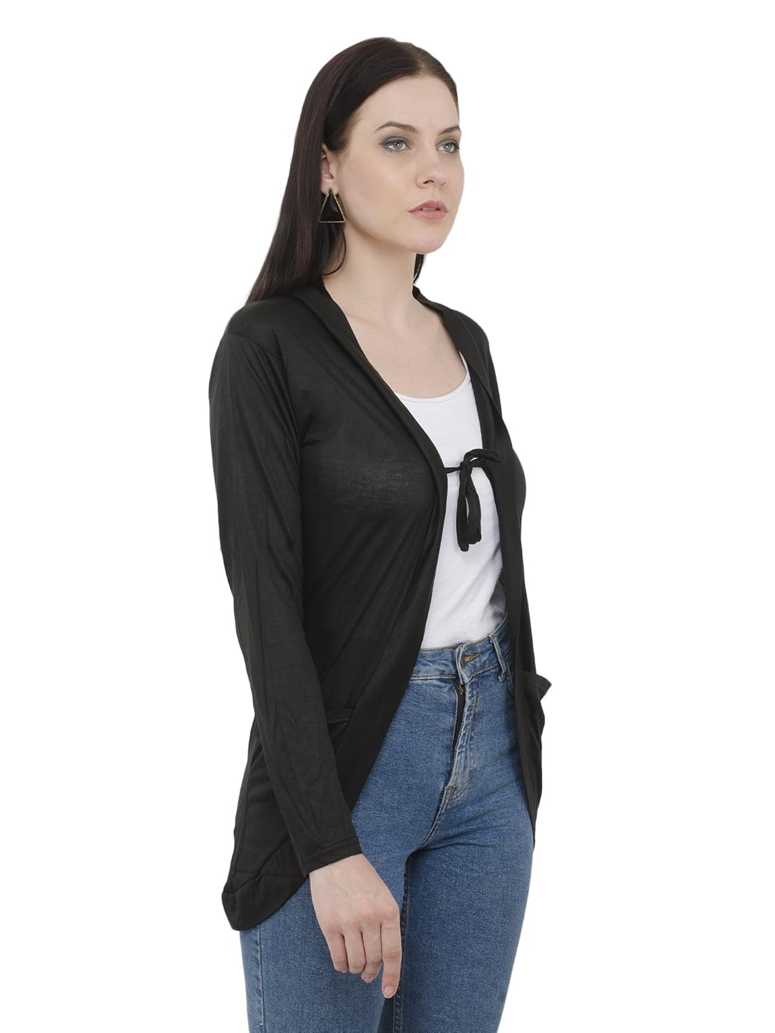 jkf imported fabric striped shrug for women shrug_003-$p