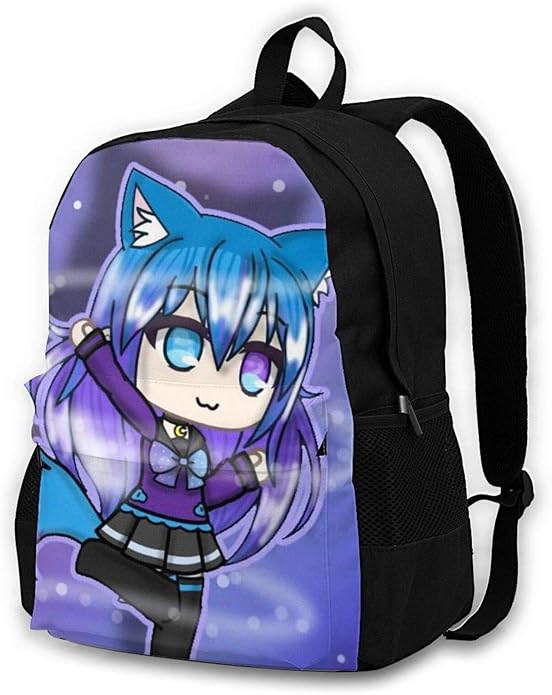 Gacha Life Club Gamer Laptop Backpack Durable Business Travel College Backpacks