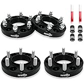 LUJIANI 4 Pack 6x135mm Wheel Spacers for 2015-2025 F150 4WD Expedition Navigator, 1" Thick Forged Hubcentric Tire Spacer, M14x1.5 Thread Studs & 87.1mm Centric Bore, 6 Lug Hub Centric Wheel Adapters