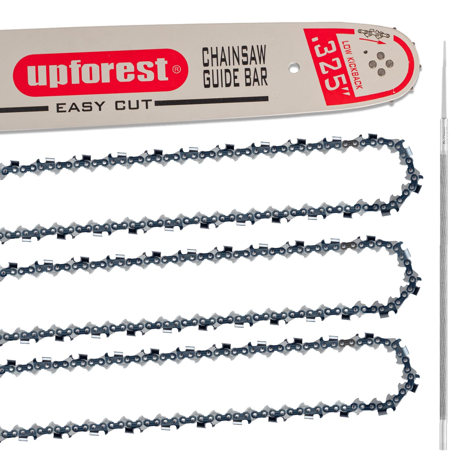 Photo 1 of 18 Inch Chainsaw Bar & Chain .325" Pitch, .063" Gauge, 68 Drive Links, 26RS 68 Fits Stihl 025, MS250, MS251 36390050068, V68 (3 Chains+1 Bar)(AS18368DY4L)