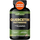 Gade Nutrition Quercetin Phytosome with Bromelain I Purified 95% I 50X Higher Absorption - Most Effective Form of Quercetin with Bromelain I Made in USA -Supplement for Men and Women