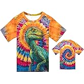 Kids Summer Short Sleeve T Shirt for Boys Girls 6-18Y,Children Tees Cool 3D Print