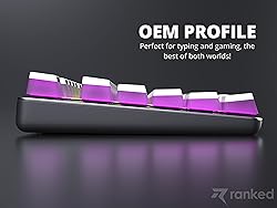 Ranked Pudding PBT Keycaps | 112 Double Shot