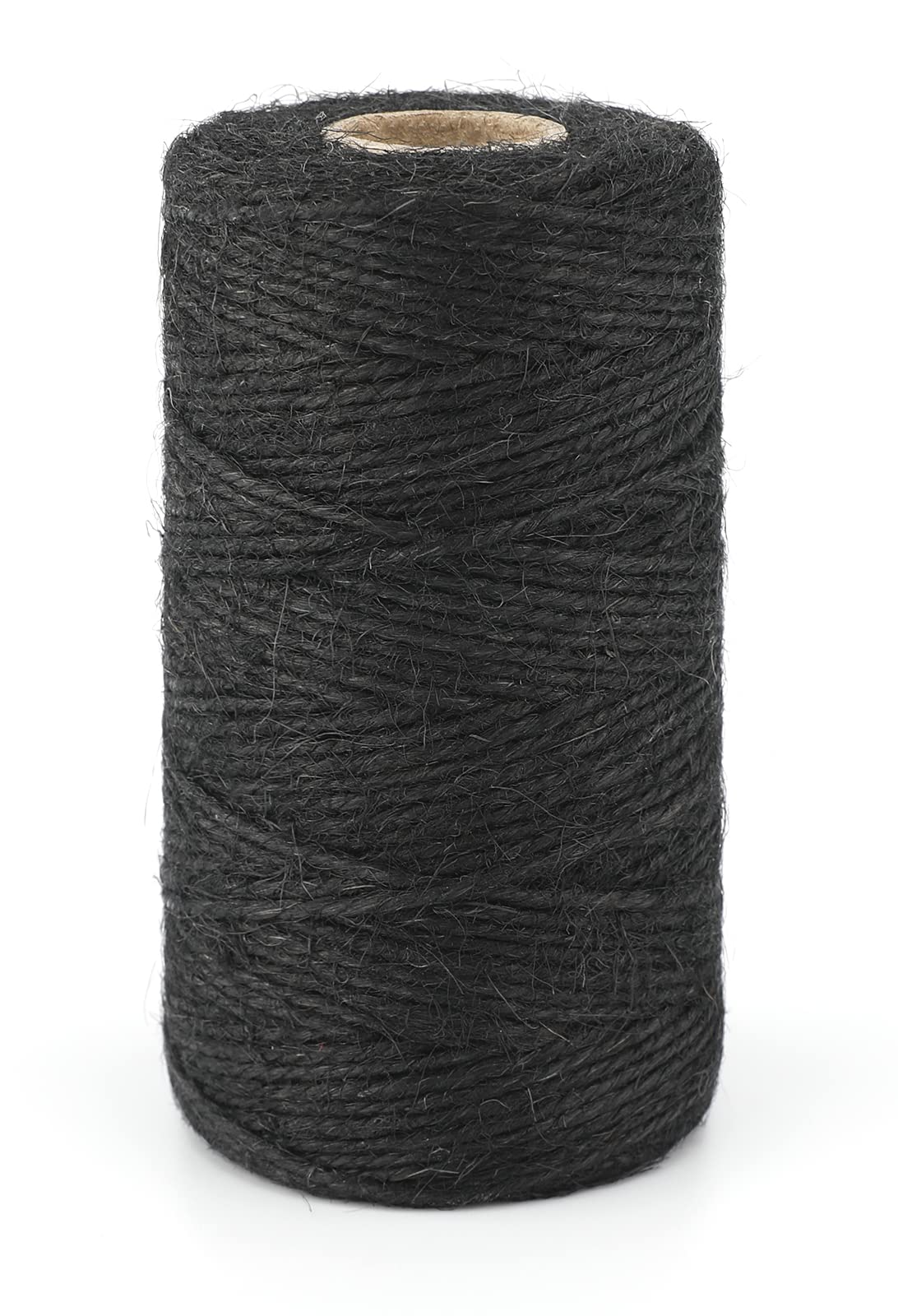 jijAcraft 100M Black Garden String: 2MM Colored Jute Twine String, 3-PLY Garden Twine for Arts & Crafts, Gradening, Package Wrapping, Christmas, Halloween Decoration