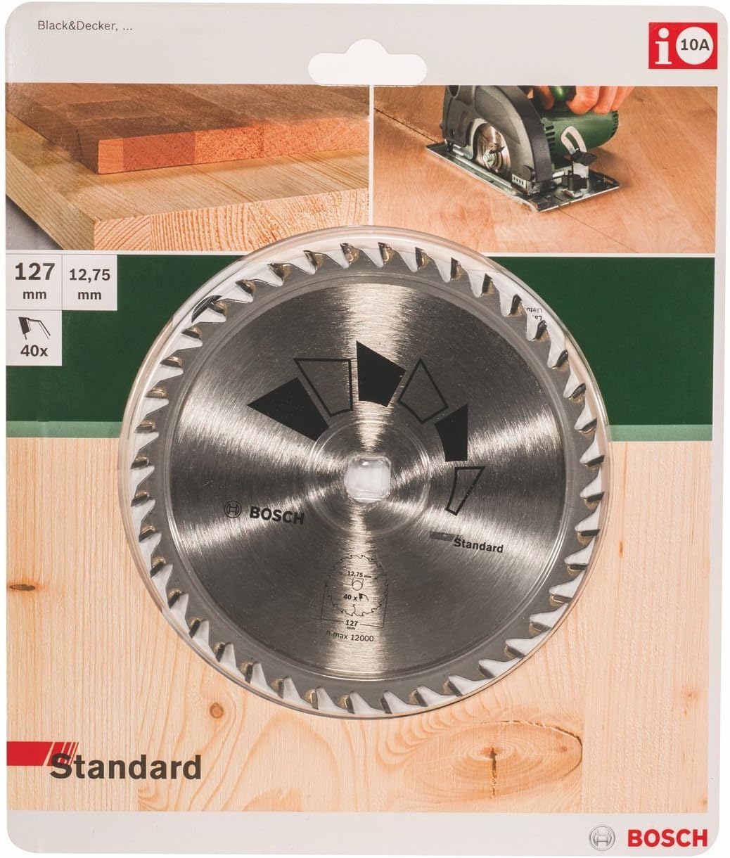 Bosch 2609256801 Standard Circular Saw Blade with 40 Teeth/Carbide