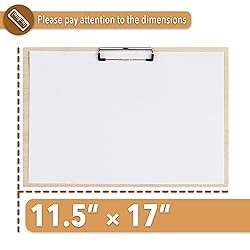 Mr. Pen Horizontal Wooden Art Clipboard, 11.5x17