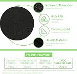 Ezebesta Compost Bin Filters Pack of 8 Activated Charcoal Universal 17cm view 9