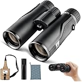 ED HD Binoculars 8x42 for Adults, Waterproof & Fogproof with Magnesium Alloy Body, BAK4 Prism - High Power Binoculars for Bird Watching, Hunting, Travel & Outdoor Sports, Compact Low Light Vision