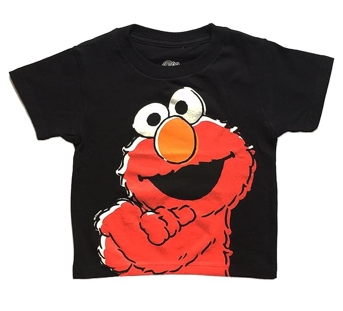 Buy Sesame Street Elmo Cool Kid Little Boys Toddler T Shirt (2T) Black