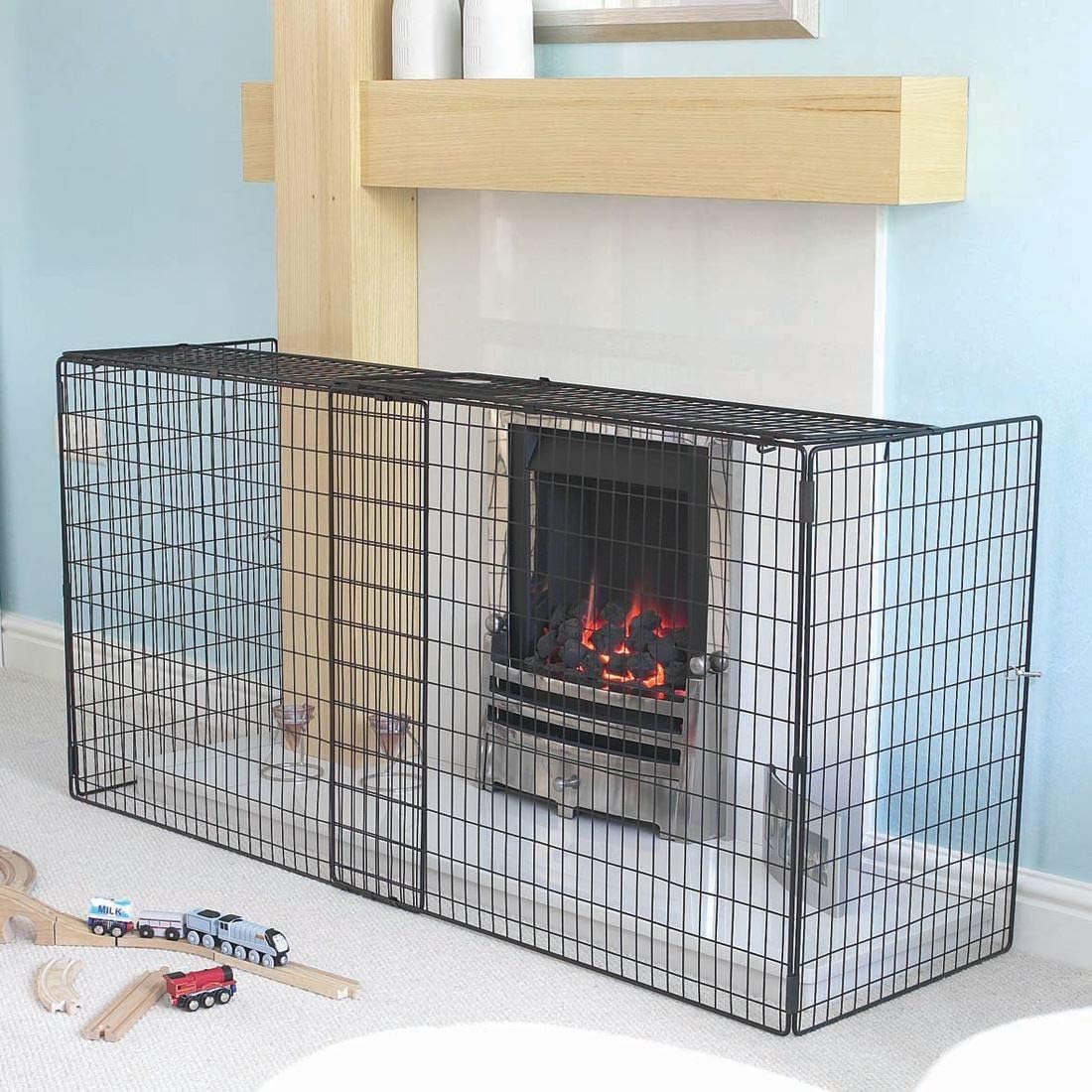 Clippasafe Extendable Fireguard, Black - Image 4