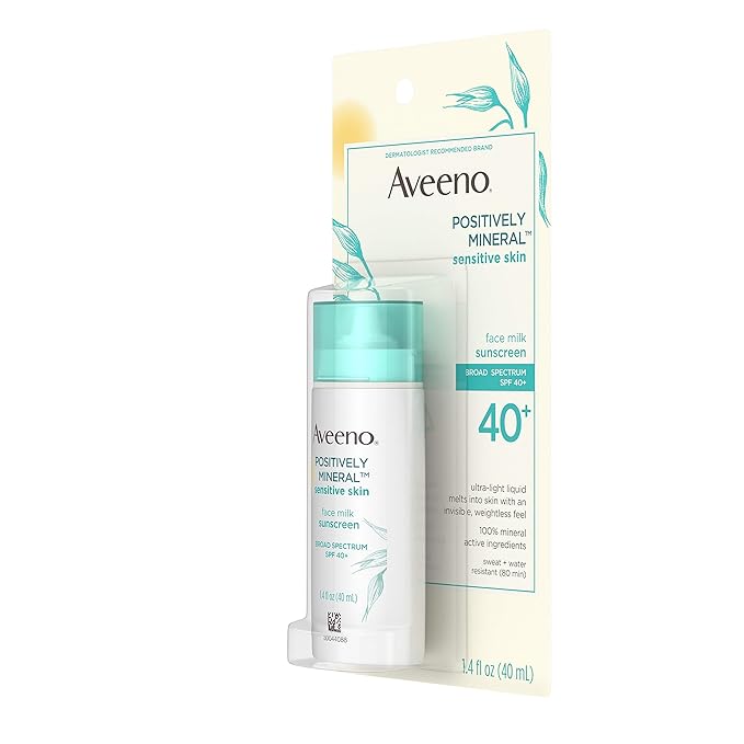 aveeno mineral sunscreen face