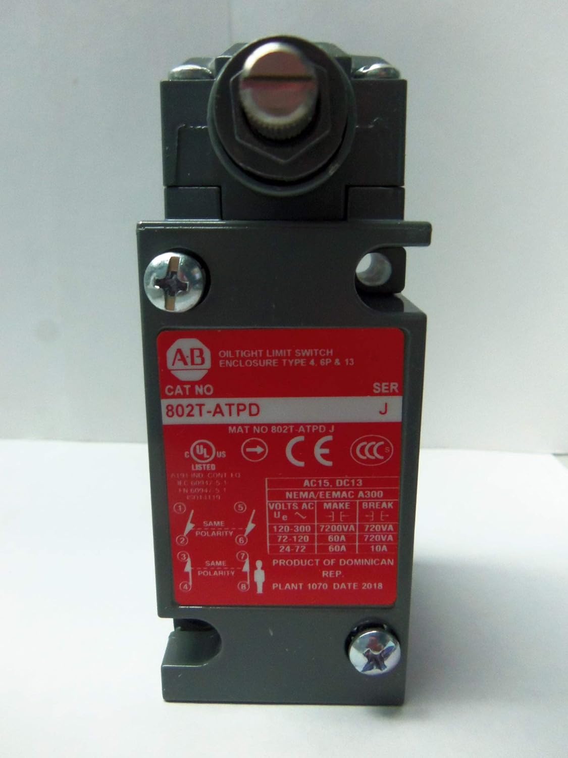 allen bradley 802t catalog on Allen Bradley 802t Atpd Limit Switch Amazon Com Industrial Scientific