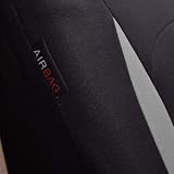 Flying Banner Car Seat Covers Full Set Airbag Compatible Black Grey view 8
