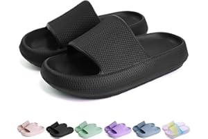 FJWYSANGU Kids Cloud Slides丨Boys Girls Bathroom Shower Sandals丨Open Toe Thick Sole Slip on Slippers丨Summer Non-slip Beach Pool Shoes