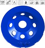 S&R 125mm Diamond Cup Wheel 2-Row Grinding Disc Concrete Granite Masonry Angle view 7