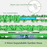 HGLCM 50ft Expandable Garden Hose with 8-Function Spray Gun Green view 3