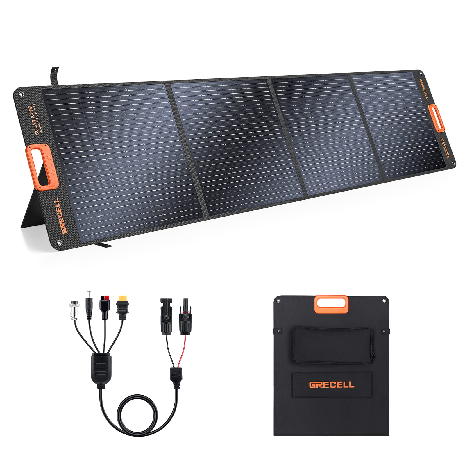 GRECELL 200W Portable Solar Panel for Power