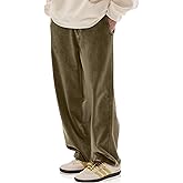 HOTake Men's Casual Loose Fit Stretch Corduroy Pants
