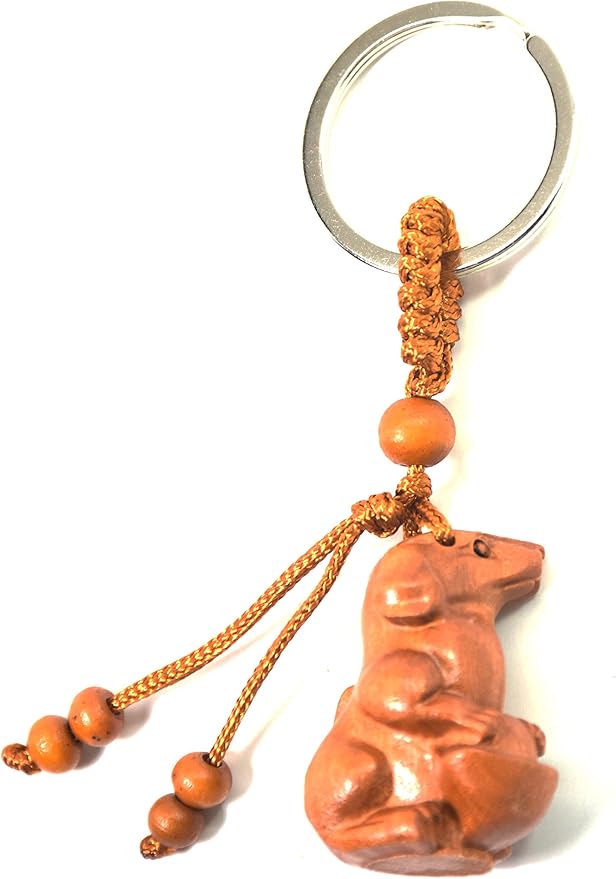 Amazon.com: 2018 Chinese Feng Shui Hand Carved Lucky wooden Dog Charms