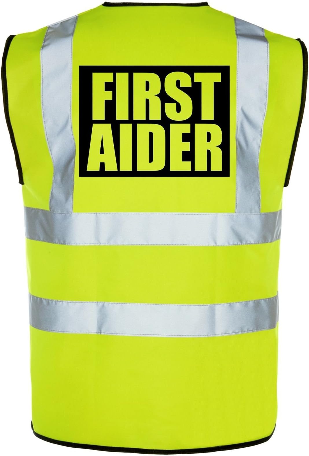 Corporate Togs Group First Aider Hi-Vis High-Viz Visibility Safety Vest/Waistcoat | Yellow/Orange
