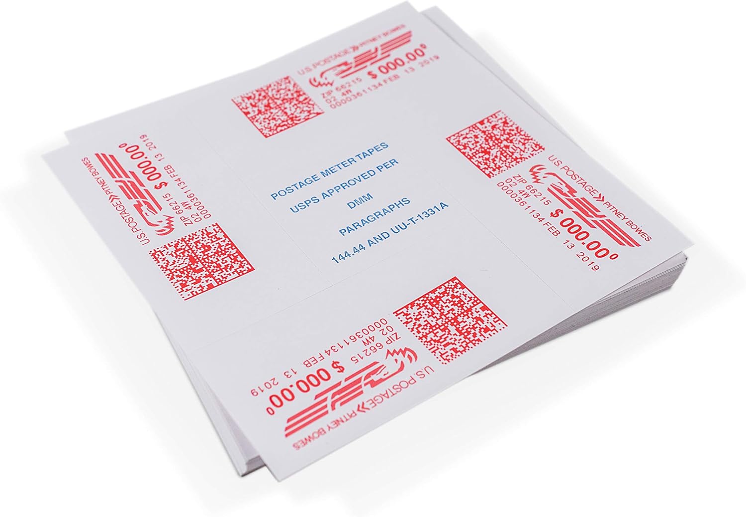 postage meter labels
