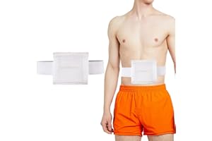 JFHNMLW Breathable Feeding Tube Belt, Concealment and Comfortable Gastrostomy G Tube Accessories, Peritoneal Dialysis Belt with Mesh Sponge Pad Black Pd Belts Dialysis for Men Women Adults (White,L)