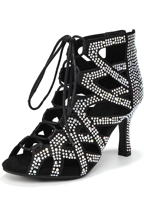 Botas Aliexpress Zapatos De Baile Mujer Ladingwu-Botas De Baile