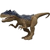 Jurassic World Toys Camp Cretaceous Roar Attack Allosaurus Dinosaur Action Figure with Strike Feature and Sounds, Toy Gift and Collectible