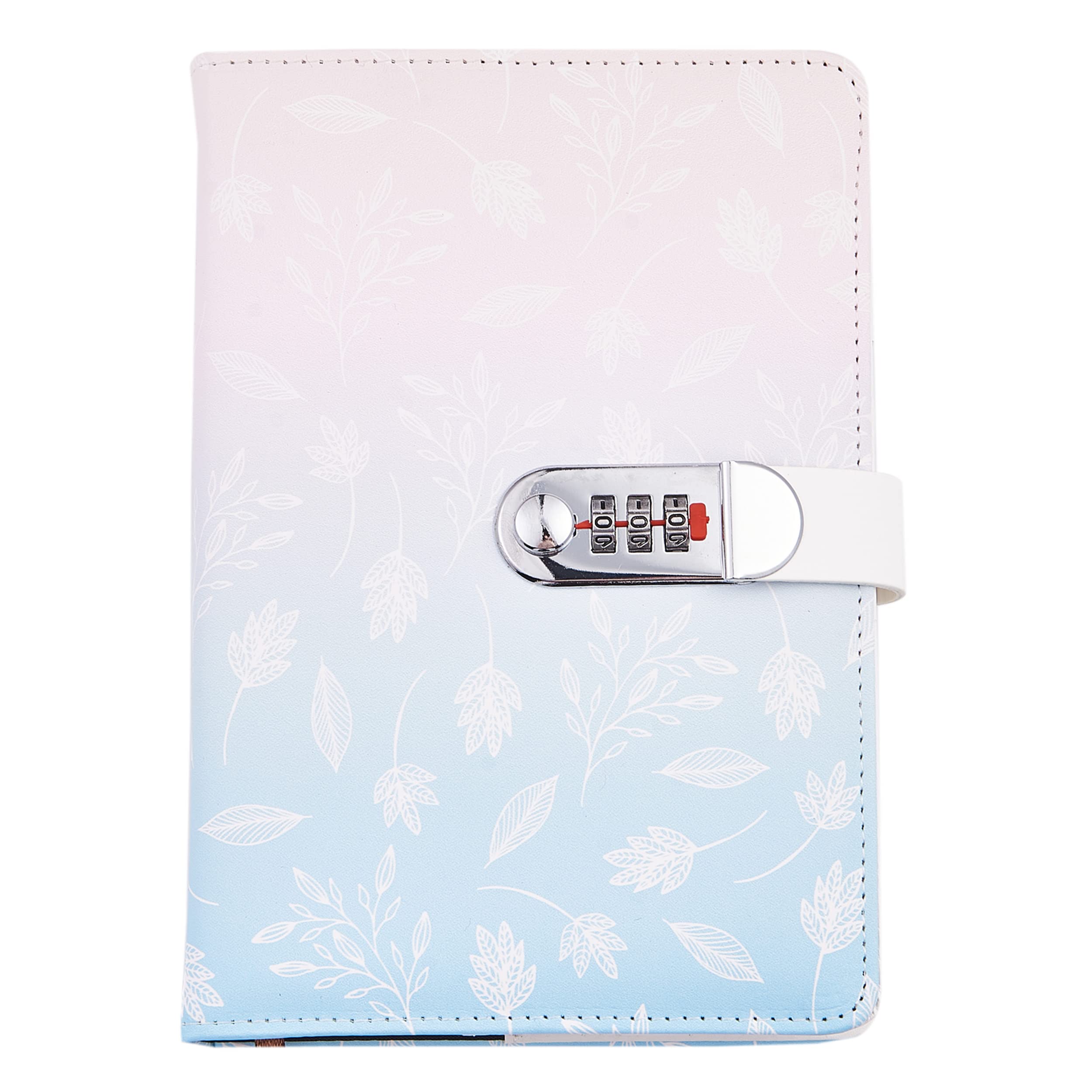 LinYesh Diary with Lock, Lockable Diary for Girls and Boys, Personal Locking Diary, Gratitude Journal, Password Leather Notebook, A5 Locked Diary, Small Note pad Lined